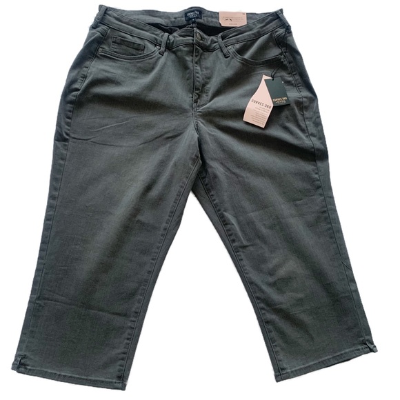 NYDJ Curvy 360 Slim Straight Women’s Crop Jean - Picture 2 of 9